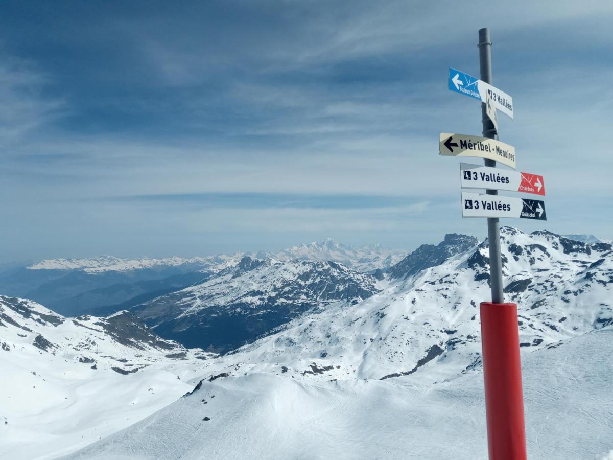Le Chamois Des Alpages De Reberty Ski Au Pied Сен-Мартен-дьо-Белвил Екстериор снимка